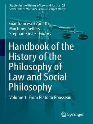 cover image of Handbook of the History of the Philosophy of Law and Social Philosophy, Volume 1